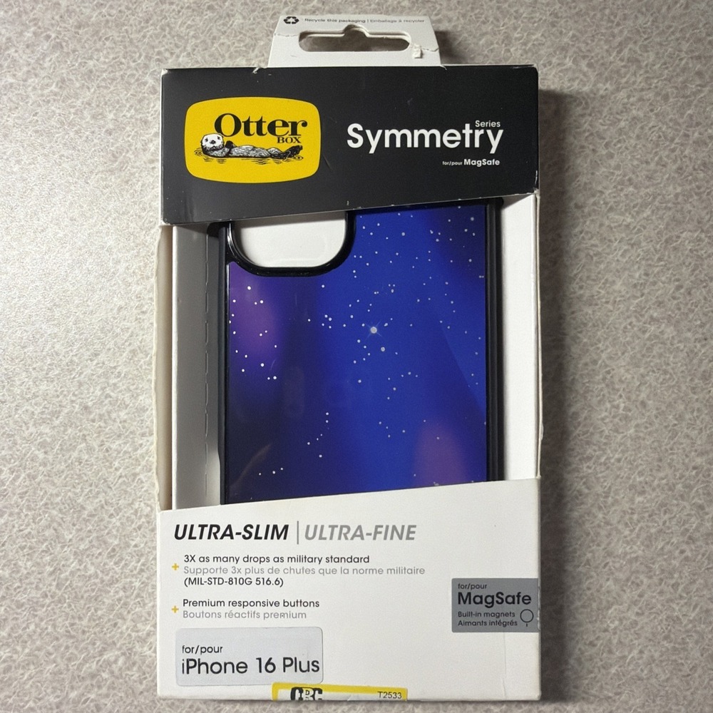OtterBox Apple iPhone 16 Plus Symmetry Series Case with MagSafe Nebula Night